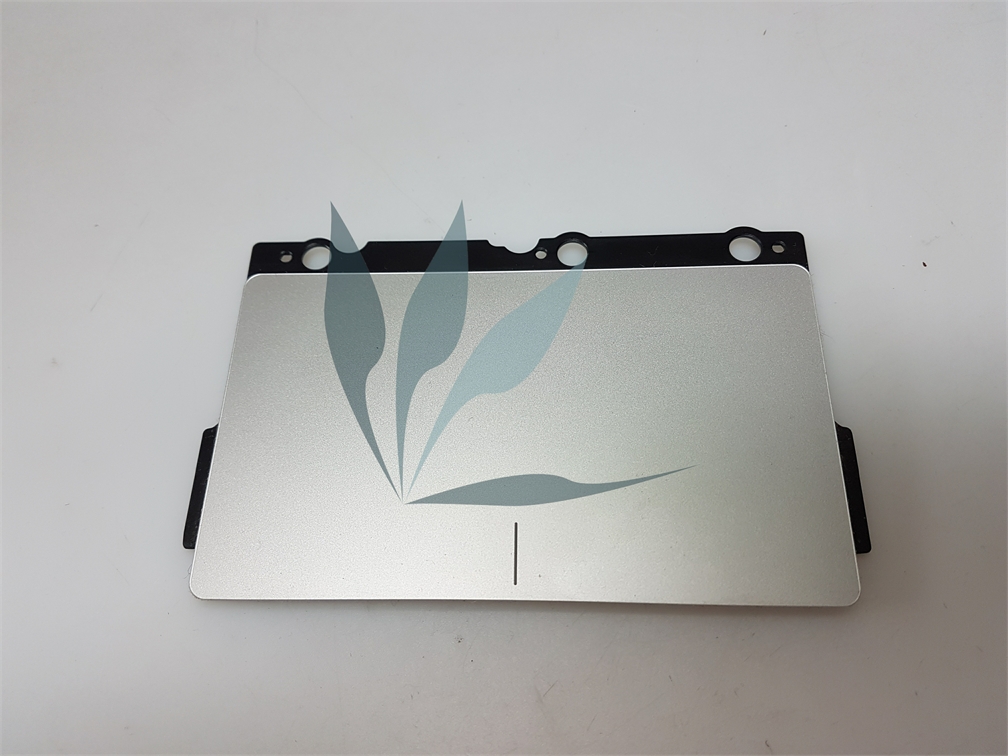 Touchpad complet gris avec circuit électronique, cadre, et plaque blanche pour Asus TP300LA